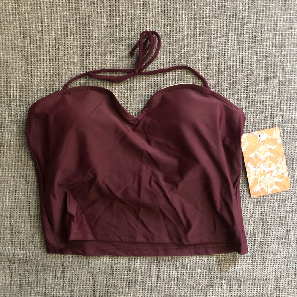 🍩SOLD🍩Kortni Jeane mulberry sweetheart top - Picture 1 of 3